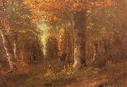 Gustave Courbet Forest in Autumn Germany oil painting artist